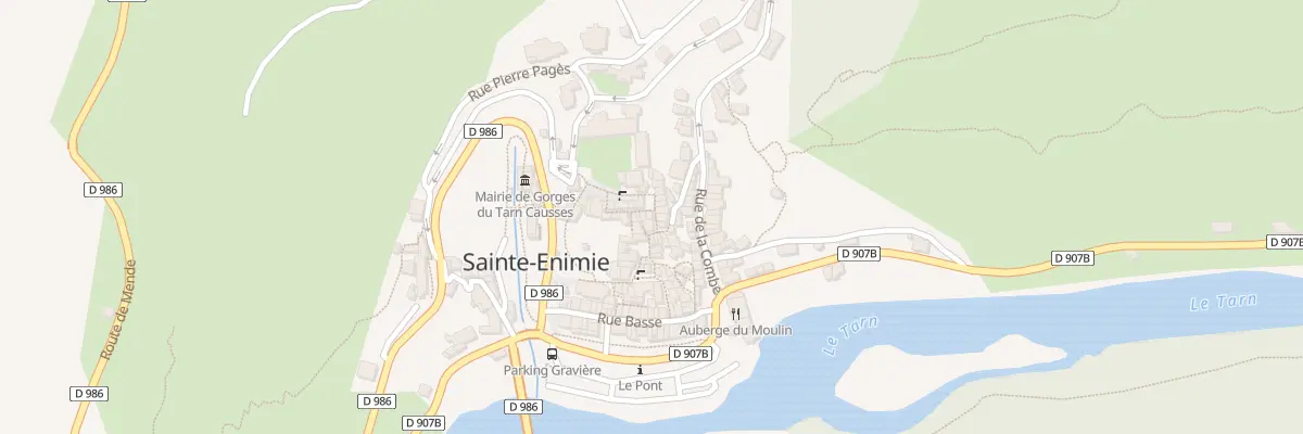 Plan du 1 Rue de la Privadenche à Gorges du Tarn Causses