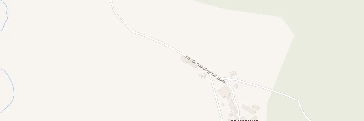 Plan du 5240 Fraissinet Langlade au Malzieu-Forain