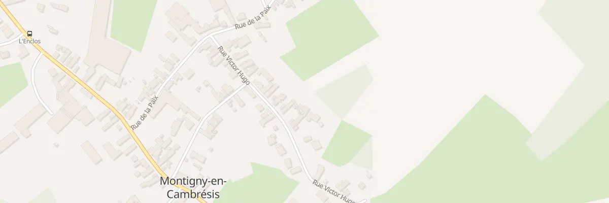 Plan du 19 Rue Victor Hugo à Montigny-en-Cambrésis