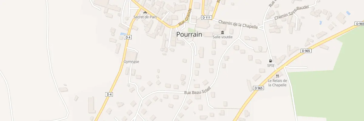Plan du 11 Rue des Ecoles à Pourrain