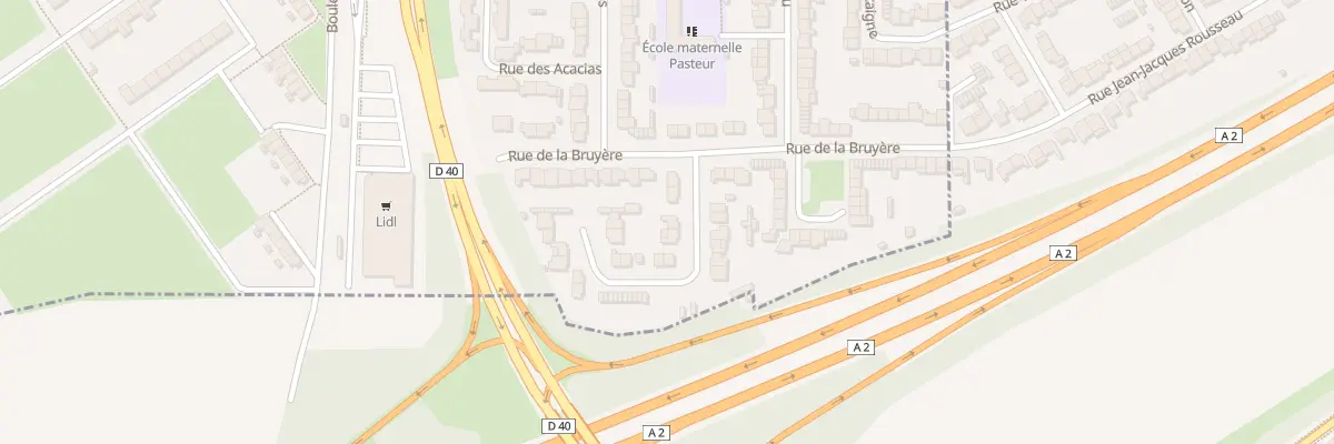 Plan du 6 Rue des Tilleuls à Denain