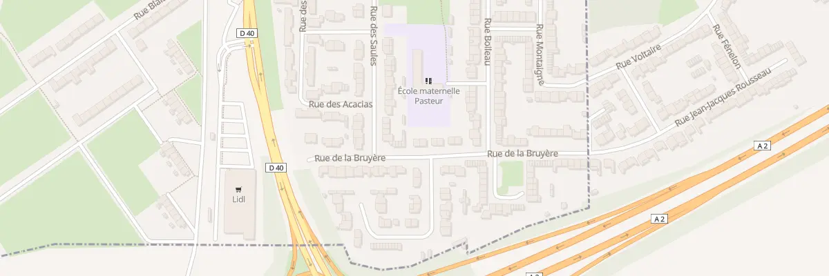 Plan du 36 Rue la Bruyère à Denain