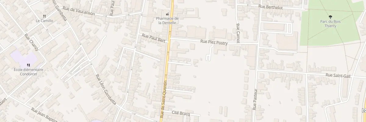 Plan du 71Q Rue de Saint-quentin à Caudry