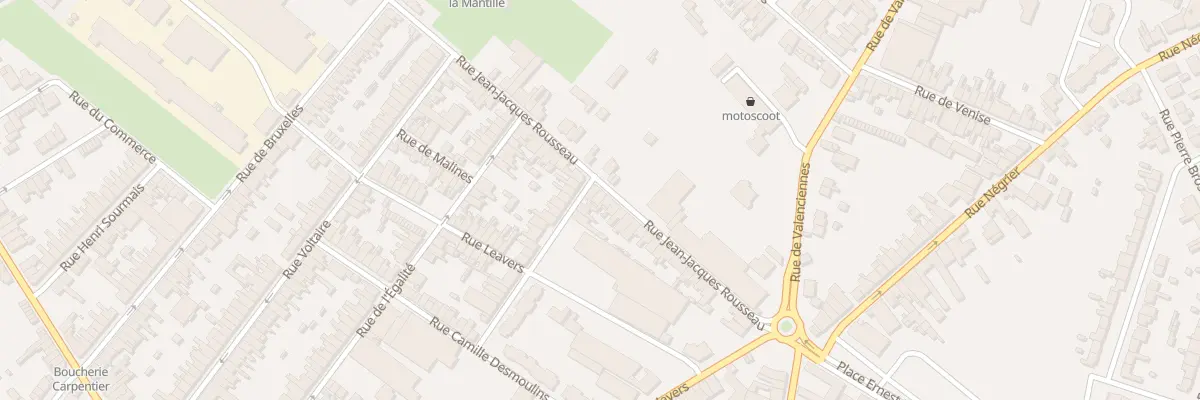 Plan du 31 Rue Jean Jacques Rousseau à Caudry