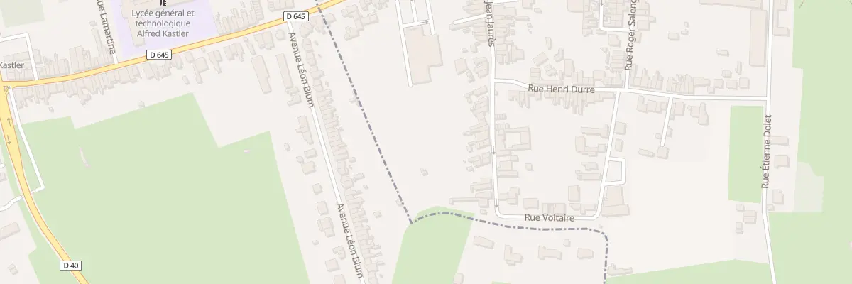 Plan du 10 Rue Voltaire à Wavrechain-sous-Denain