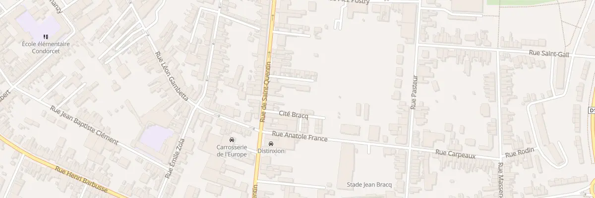 Plan du 87 Rue de Saint-quentin à Caudry