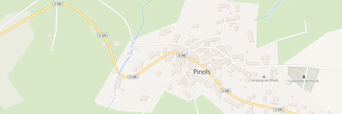 Plan du 5023 Le Bourg à Pinols