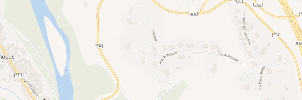 Plan du 3 Che de Pissavit à Vieille-Brioude