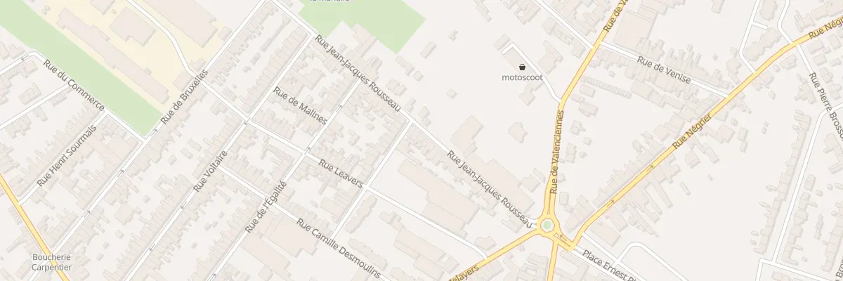 Plan du 29 Rue Jean Jacques Rousseau à Caudry