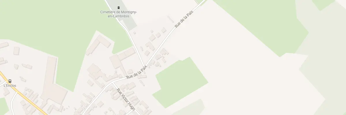 Plan du 18 Rue de la Paix à Montigny-en-Cambrésis
