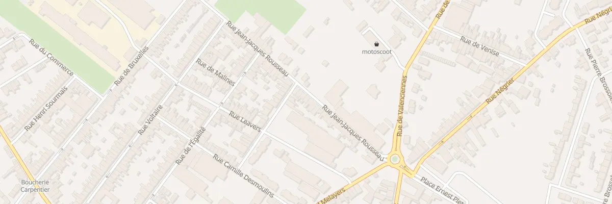 Plan du 27 Rue Jean Jacques Rousseau à Caudry