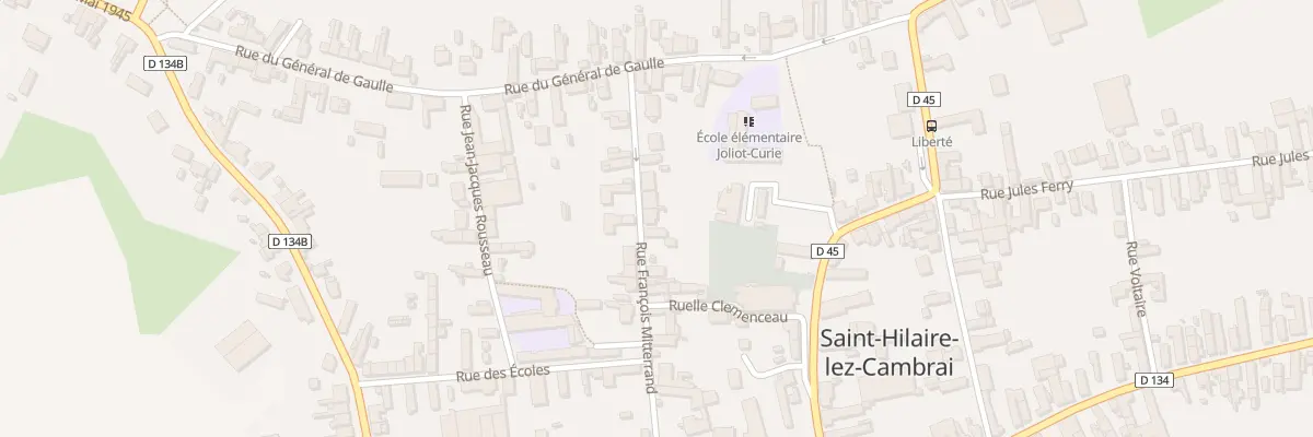 Plan du 22 Rue Francois Mitterrand à Saint-Hilaire-lez-Cambrai