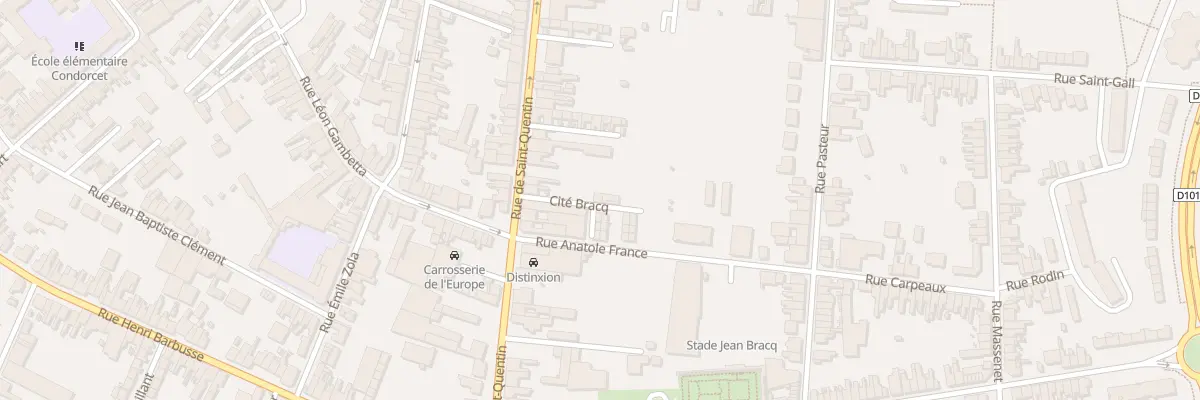 Plan du 973 Rue de Saint-quentin à Caudry