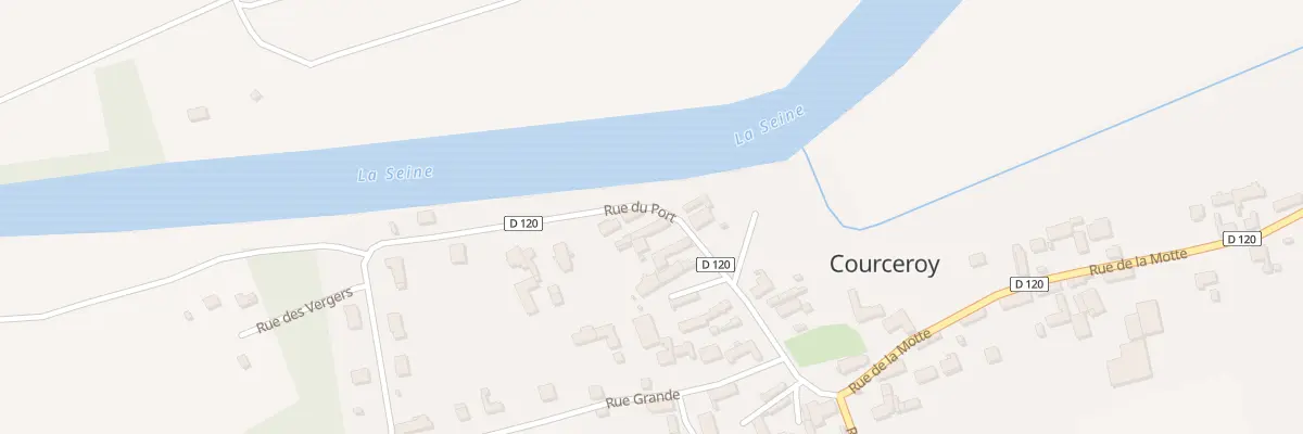 Plan du 13 Rue du Port à Courceroy
