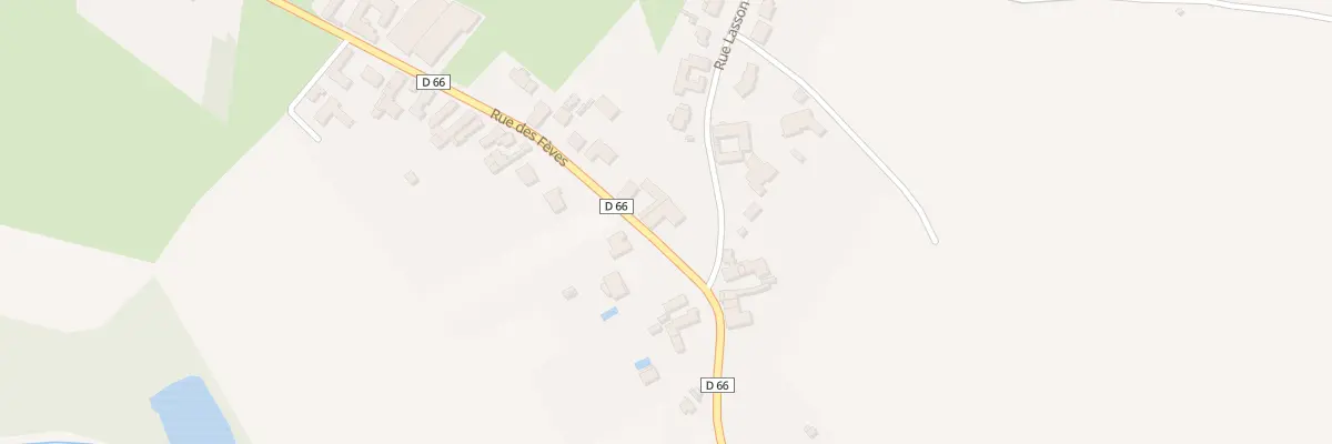 Plan du 2628 Rue des Fèves à Lecelles