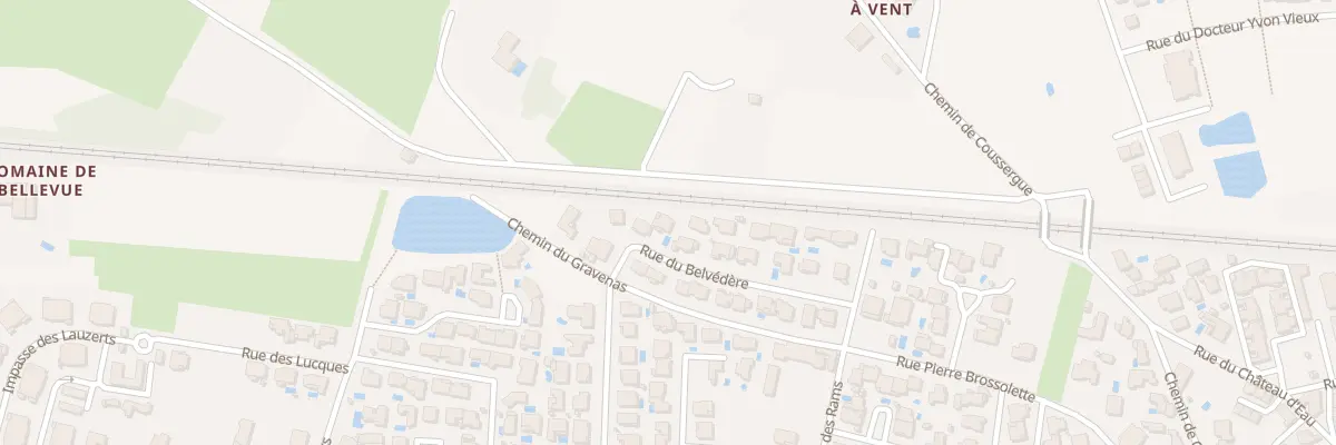 Plan du 25 Rue du Belvedere à Vias