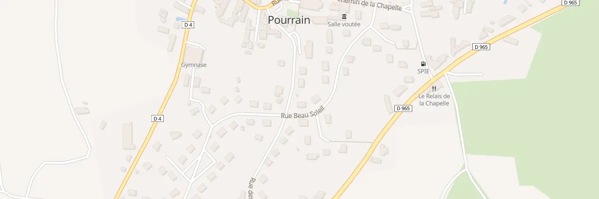 Plan du 16 Rue Beau Soleil à Pourrain