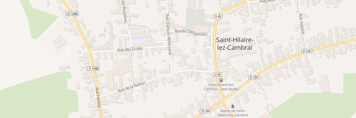 Plan du 2 Rue Francois Mitterrand à Saint-Hilaire-lez-Cambrai