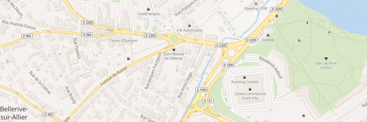 Plan du 9001 All des Magnolias à Bellerive-sur-Allier