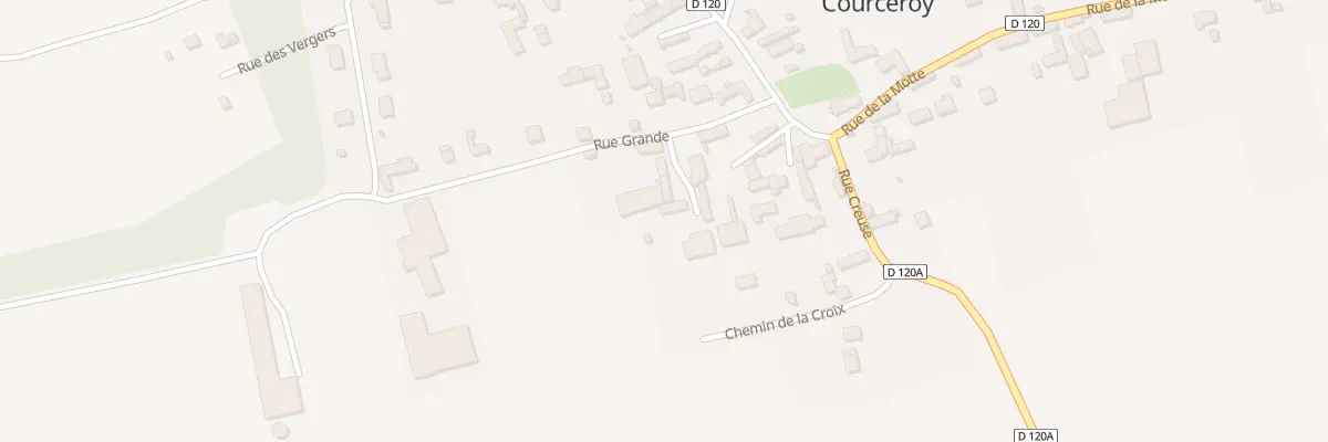 Plan du 3  à Courceroy