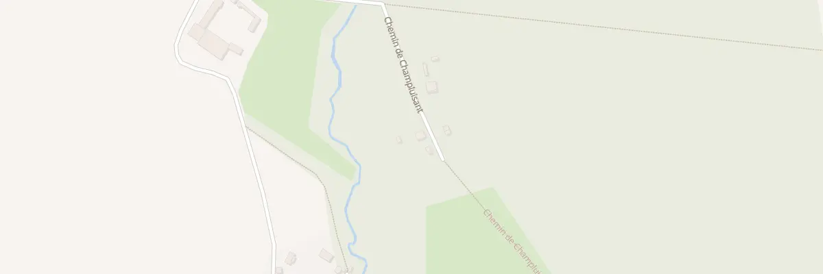 Plan du 1 Che de Champluisant à Verdilly