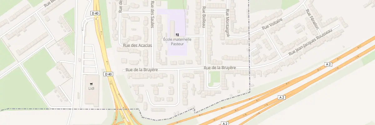 Plan du 28 Rue la Bruyère à Denain