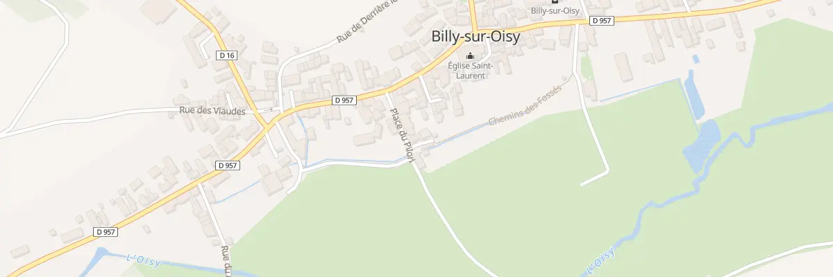 Plan du 2 Rue des Fosses à Billy-sur-Oisy