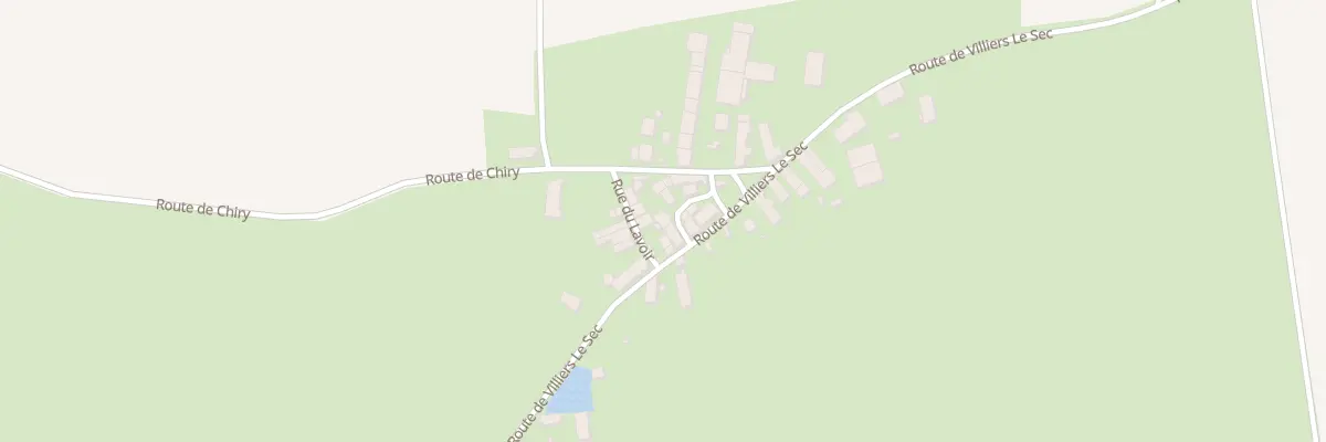 Plan du 2 Che du Lavoir à Varzy