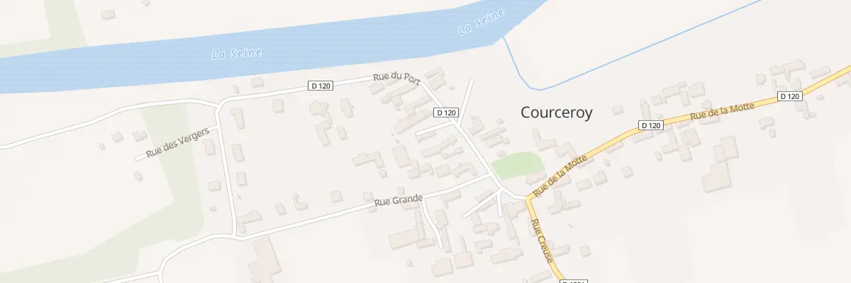 Plan du 3B Rue du Port à Courceroy