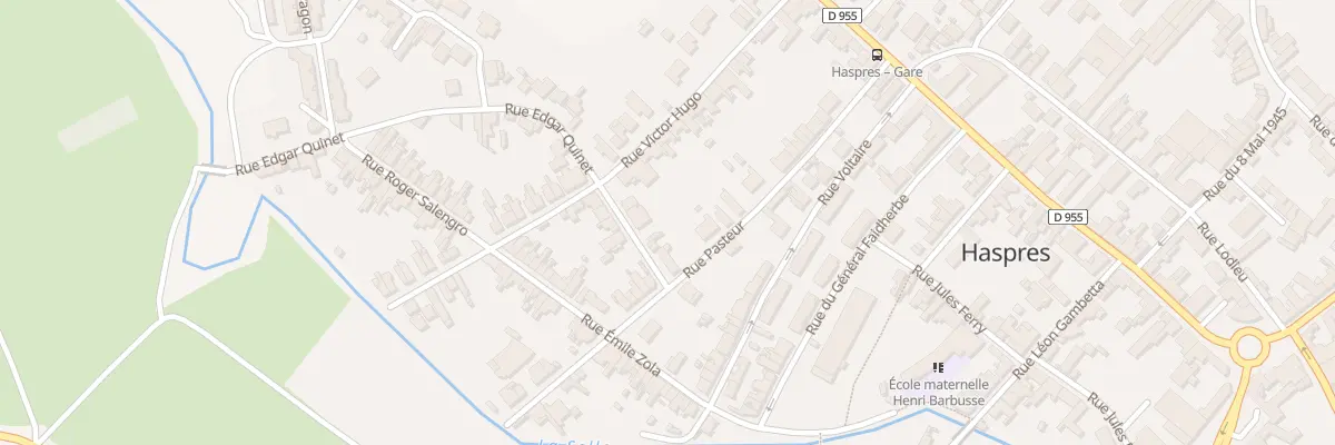Plan du 6 Rue Edgard Quinet à Haspres