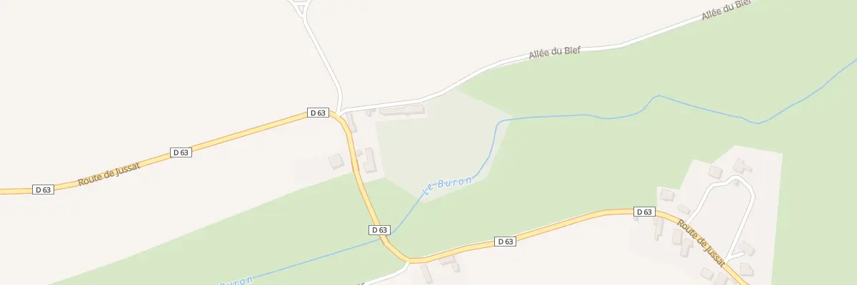 Plan du 22 Rte de Jussat à Mons