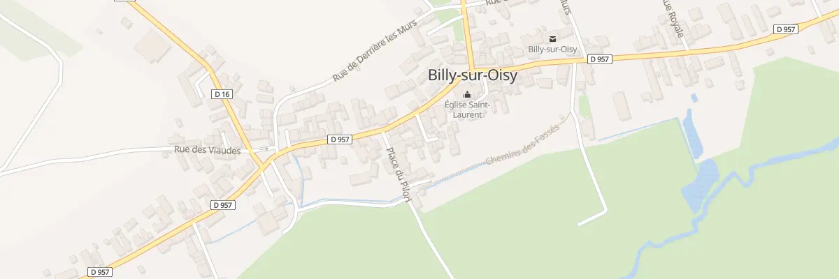 Plan du 1 Imp du Boeuf Couronne à Billy-sur-Oisy