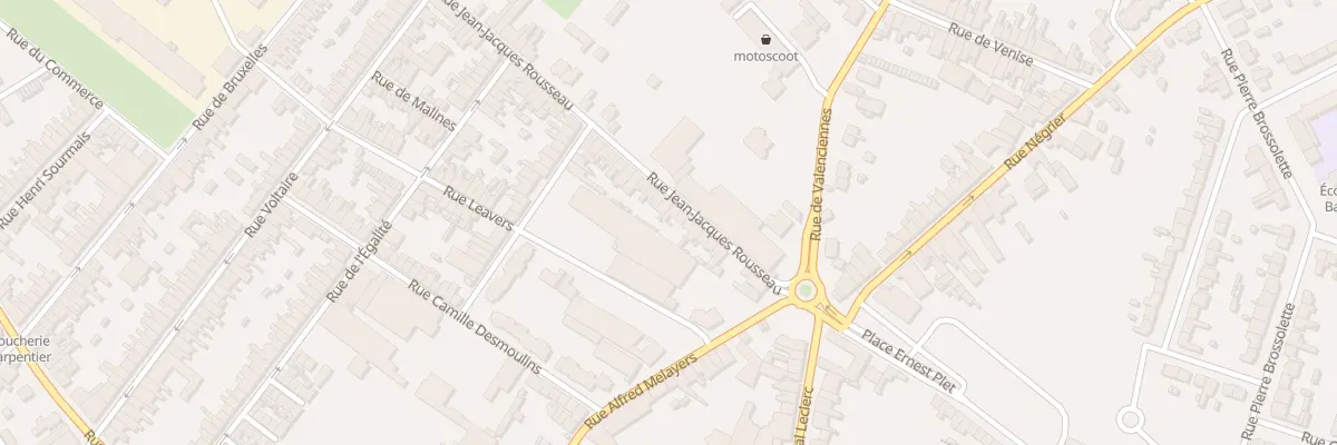 Plan du 11 Rue Jean Jacques Rousseau à Caudry