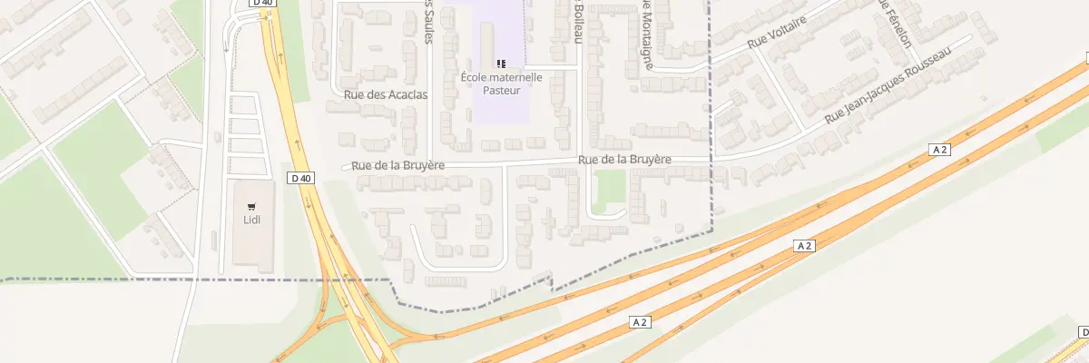 Plan du 19 Rue la Bruyère à Denain