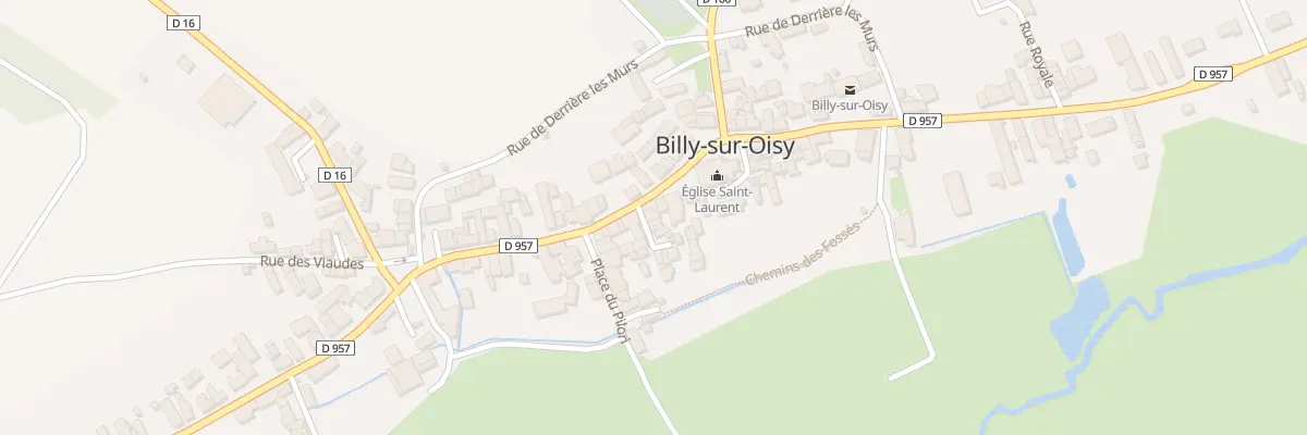 Plan du 2 Imp du Boeuf Couronne à Billy-sur-Oisy