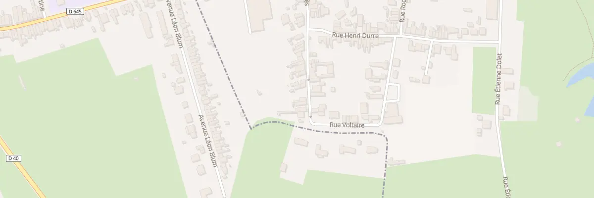 Plan du 34 Rue Voltaire à Wavrechain-sous-Denain