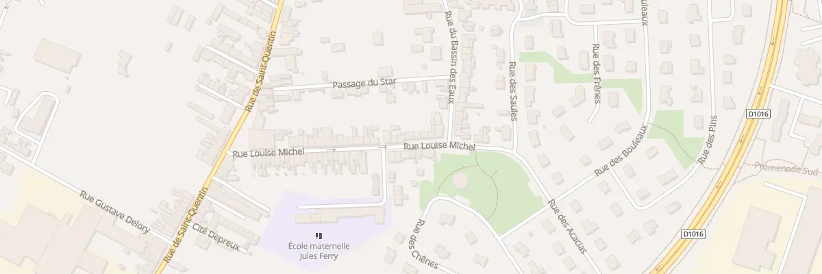 Plan du 39 Rue Louise Michel à Caudry