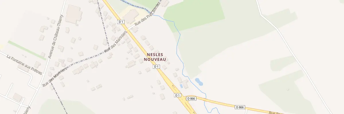 Plan du 14B Nesles Nouveau à Nesles-la-Montagne