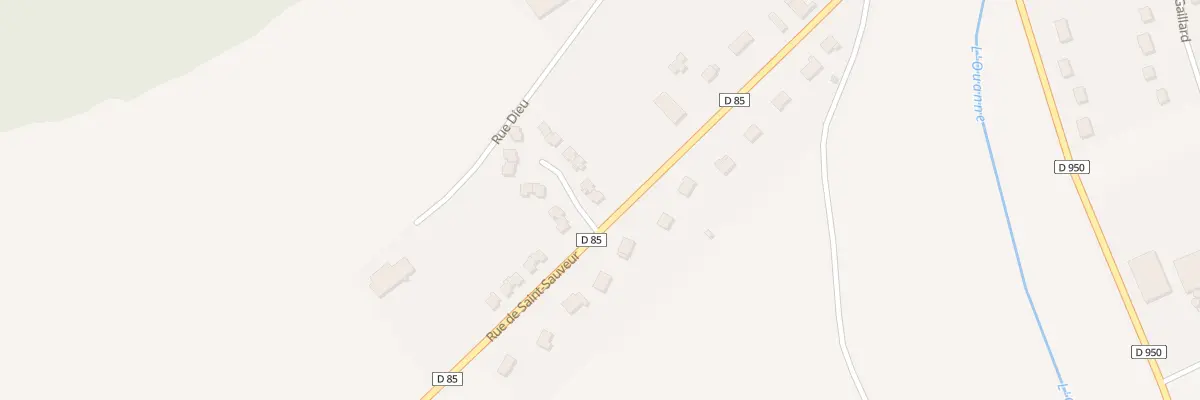 Plan du 1 All des Arrivaults à Ouanne