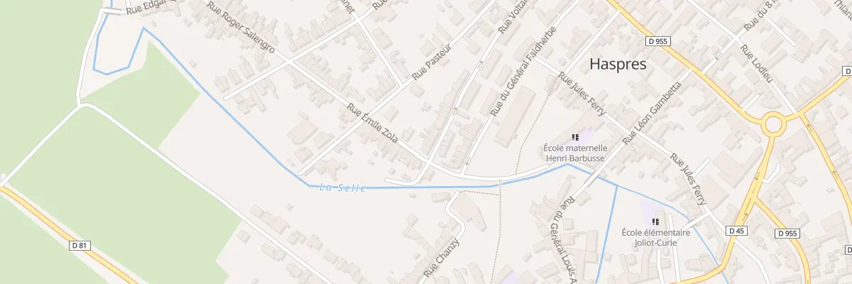 Plan du 24 Rue Voltaire à Haspres