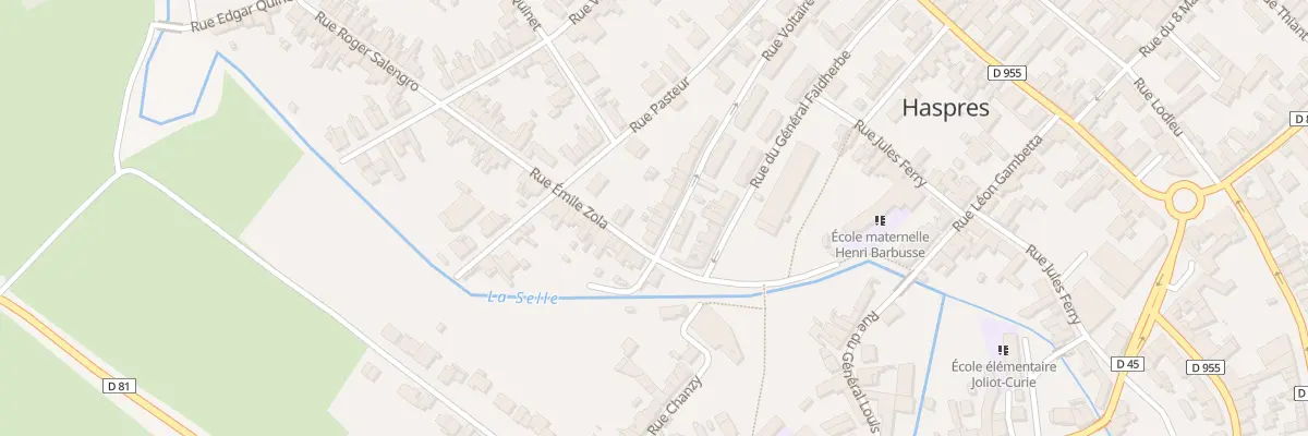 Plan du 22 Rue Voltaire à Haspres