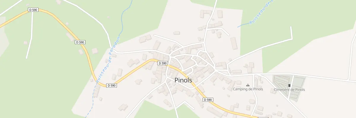 Plan du 5073 Le Bourg à Pinols