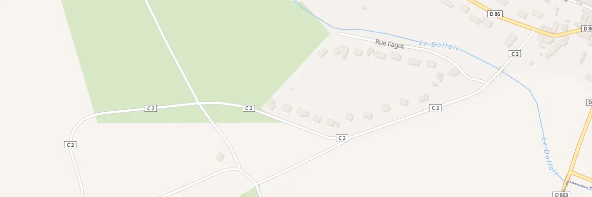 Plan du 24 Rte de la Chapelle à Essises