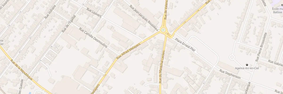Plan du 36 Rue Alfred Melayers à Caudry