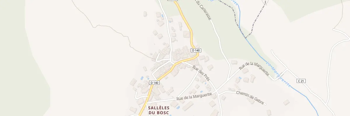 Plan du 1 Pl des Sophoras au Bosc