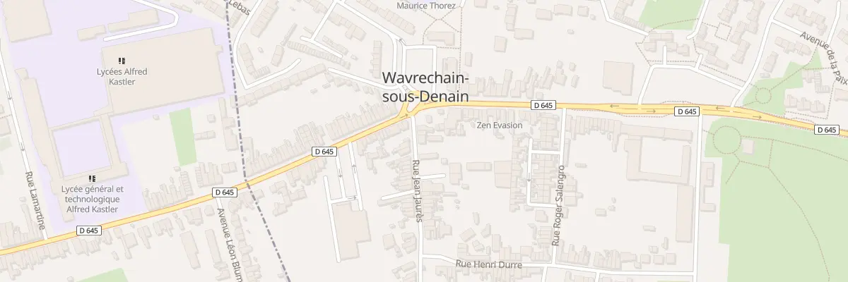 Plan du 36 Rue Jean Jaures à Wavrechain-sous-Denain