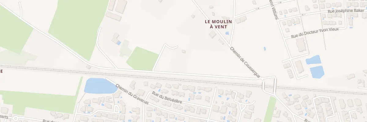 Plan du 212 Che de Gravenas à Vias