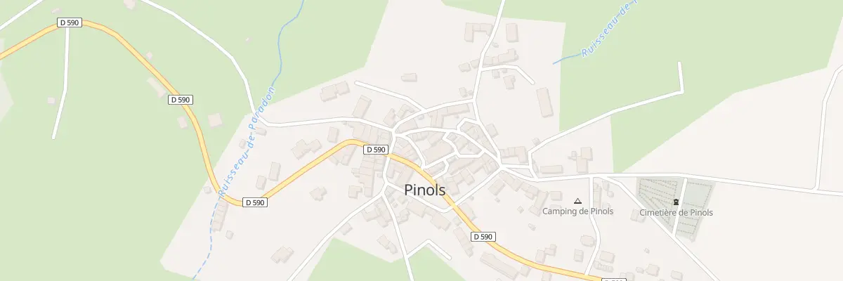 Plan du 5075 Le Bourg à Pinols