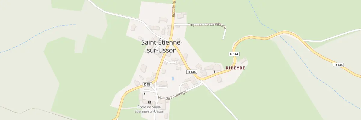 Plan du 5013 Saint Etienne à Saint-Étienne-sur-Usson