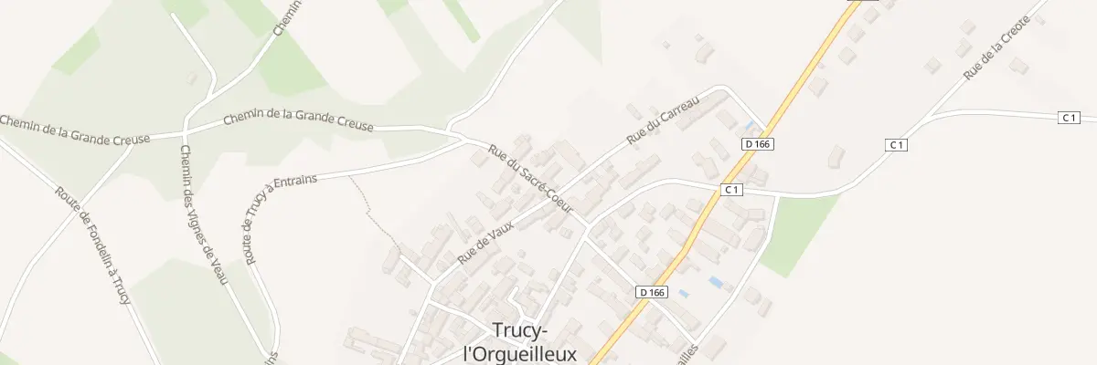 Plan du 2 Rue du Sacré-Coeur à Trucy-l’Orgueilleux